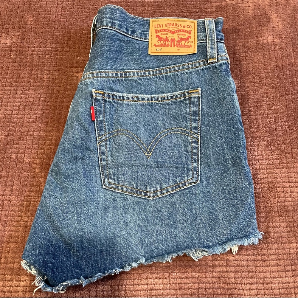 Levi's Blue Jean Shorts for Women